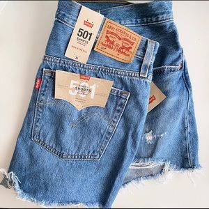 Levis 501 Denim Shorts